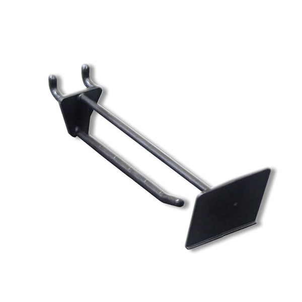 Azar Displays 4" Glass-Filled Nylon Scan Hook: 0.225" Dia., PK50 800014-BLK - main